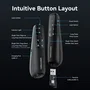 Vention Presentador inalámbrico KQPB0 con Air Mouse y láser rojo